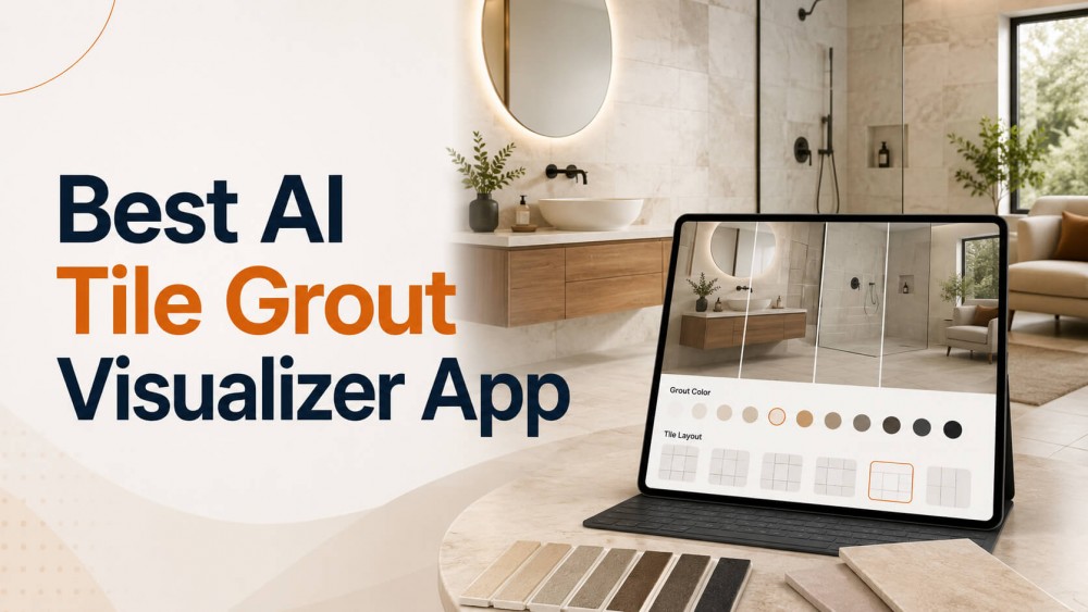 Cea mai bună aplicație Ai Tile Grout Visualizer