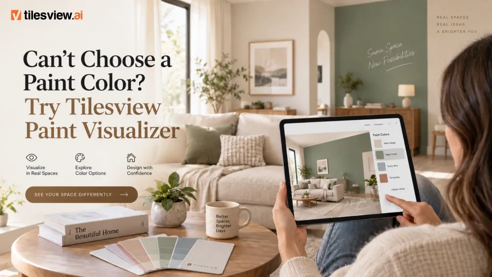 Nu puteți alege o culoare de vopsea? Încercați Tilesview Paint Visualizer